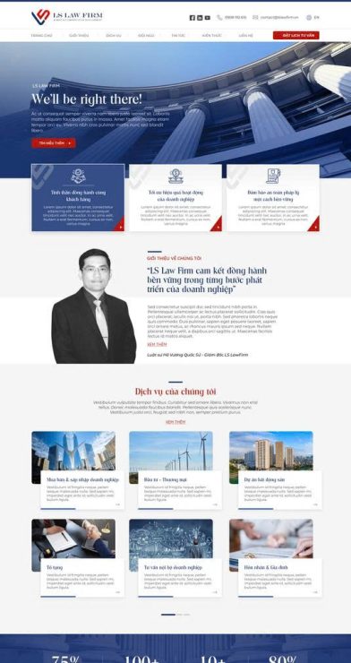 Website công ty luật LS Law Firm